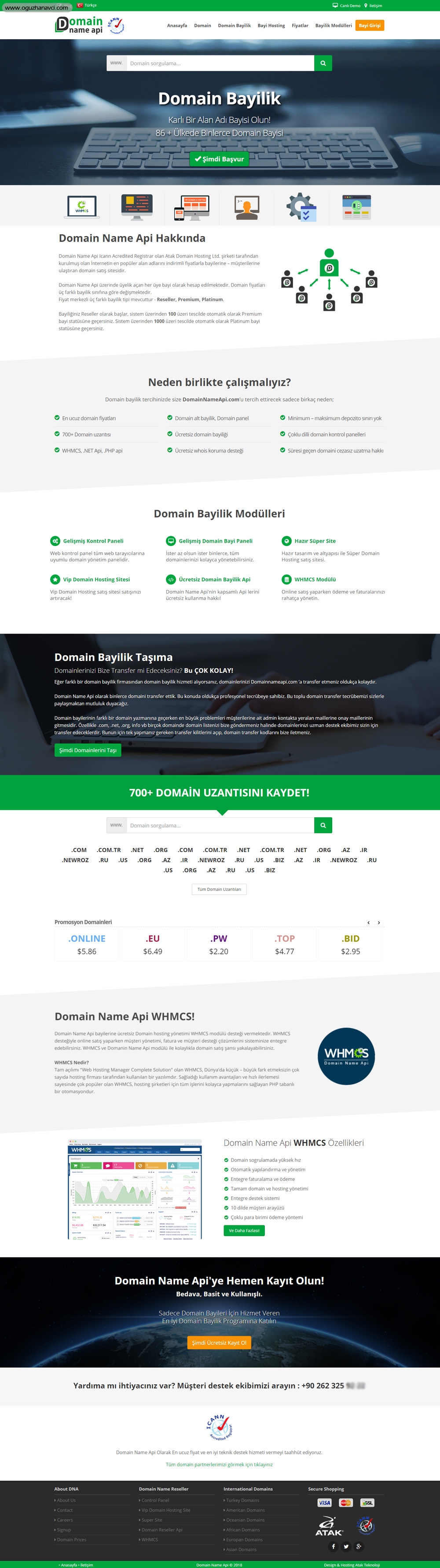 Domain Hosting Api 2 - Arayüz Tasarımı - Domain & Hosting Web Sitesi Domain Hosting Api 2 - Arayüz Tasarımı - Domain & Hosting Web Sitesi