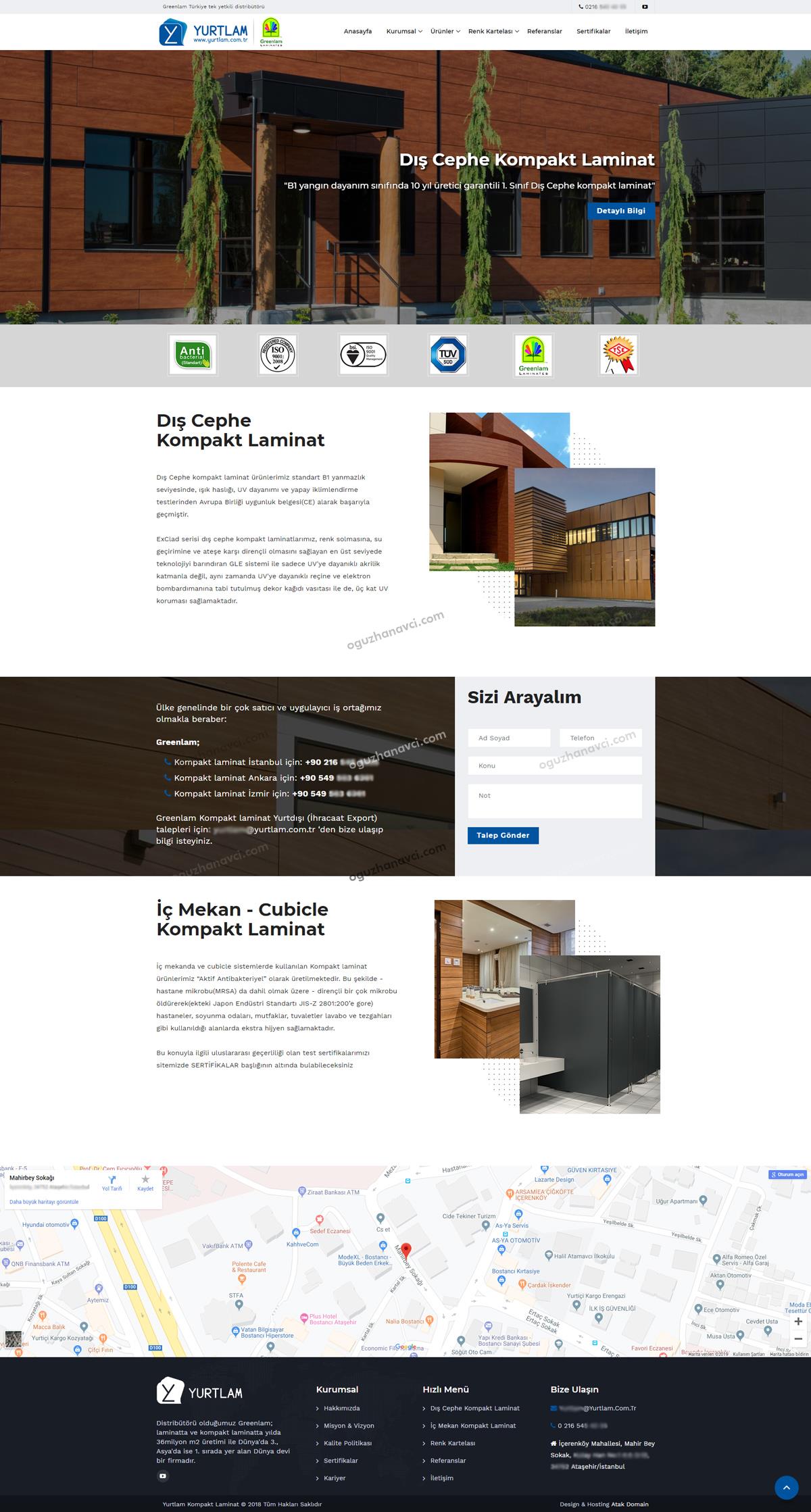 Laminant Parke Sitesi - Arayüz Tasarımı - Kurumsal Web Sitesi Laminant Parke Sitesi - Arayüz Tasarımı - Kurumsal Web Sitesi