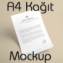 A4 Kağıt Mockup Psd İndir