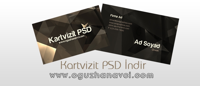 Bedava Kartvizit PSD İndir - Oğuzhan Avcı