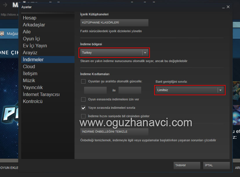 oguzhanavci.com - Steam oyun indirme hızı artırma. Oyun indirme hızı nasıl artırılır? 